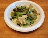 緑野菜の中華炒め作り方9写真