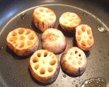 干し野菜♪でほっこほレンコンステーキ作り方4写真