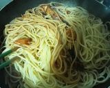 トマトジュースでツナとキノコの秋パスタ作り方7写真