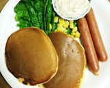HMでもちもち豆腐ホットケーキ作り方12写真
