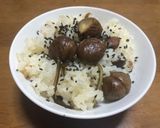 俺流!簡単・むき甘栗で『栗ごはん』作り方6写真