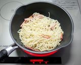 和製生パスタ「むぎきり」のカルボナーラ作り方8写真