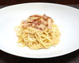 和製生パスタ「むぎきり」のカルボナーラ作り方10写真