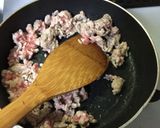 ひき肉とピーマンのオープンオムレツ作り方3写真