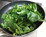 アスパラ菜のピーナッツオイルいため作り方2写真