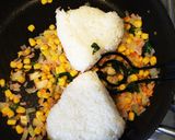 簡単で幼児OK！野菜のうまみチャーハン♡作り方2写真