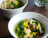 簡単♪春の味＊菜の花の卵とじスープ作り方5写真