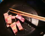 簡単ランチ☆カルボナーラうどん作り方3写真