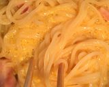 簡単ランチ☆カルボナーラうどん作り方5写真