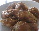 うずら卵の豚スライス肉の飴包み甘辛煮作り方3写真