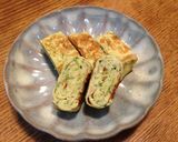 小松菜の卵焼き作り方3写真