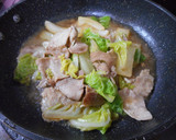 お弁当に♪　白菜と豚肉の和風炒め作り方6写真
