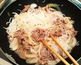 ほとんど白滝丼？！ヘルシー牛丼^^;作り方5写真