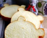 ブリオッシュ風ミルク食パン♡HB＆クマ作り方5写真