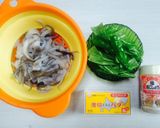 水イカ下足とししとうのバター炒め★作り方1写真