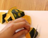 かぼちゃと豚ばら肉の煮物作り方4写真
