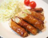 とろ〜り♪ねぎの豚肉巻き＊甘辛味作り方6写真