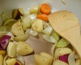 ルーを使わない濃厚クリームシチュー作り方1写真