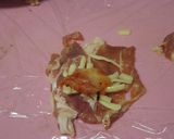 絶品♡こま肉でキムチーズ揚げ作り方5写真