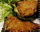 マヨネーズ衣のピーマンの肉詰めフライ作り方8写真
