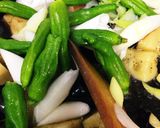 ☆秋なす+ししとう+ネギの胡麻味噌炒め☆作り方4写真