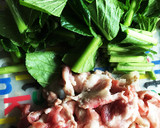 冷凍豆腐☆小松菜と豚肉の中華炒め作り方3写真