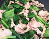 冷凍豆腐☆小松菜と豚肉の中華卵とじ作り方5写真
