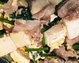 冷凍豆腐☆小松菜と豚肉の中華卵とじ作り方8写真