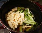 ❤小松菜と油揚げの煮浸し作り方3写真