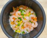 【簡単】❀炊飯器におまかせ☆えびピラフ❀作り方3写真