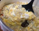 湯豆腐のシメに！ふっくら卵入りおじや作り方4写真