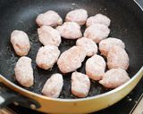 お弁当に。男子に人気！ささみの肉団子作り方6写真