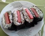 ハワイ風！スパムとふりかけのおにぎらず作り方10写真
