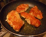 超簡単鶏もも肉粒マスタードクリームソース作り方4写真