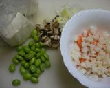 野菜いっぱいレンジで作る豆腐しんじょ風作り方1写真