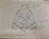 妖怪ウォッチ キャラ弁 花さか爺作り方1写真