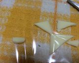 ☆ツムツムオラフ＆くるくるハムチー☆作り方6写真
