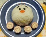☆ツムツムオラフ＆くるくるハムチー☆作り方15写真