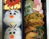 ☆ツムツムオラフ＆くるくるハムチー☆作り方16写真