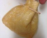 簡単!巾着!油揚げ玉子詰め煮作り方3写真