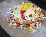 鉄分たっぷり！ひじきトマトピザ作り方5写真