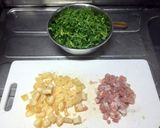 大根の葉と鶏肉と油揚げの菜飯の元作り方1写真