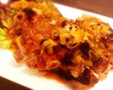 丼オススメ!焼き鶏もも肉の洋風甘酢がけ作り方4写真