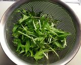 やみつき！水菜とじゃこのはりはりサラダ作り方2写真