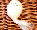 おばけちゃんnoラップおにぎり☆キャラ弁作り方3写真