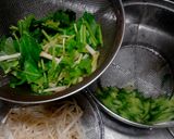 ☆モヤシ&根ミツバ&胡瓜の酢の物☆作り方3写真