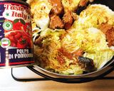 さば味噌缶と白菜のトマト鍋作り方2写真