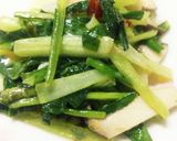 あり合わせ野菜で♪小松菜梅肉の中華炒めっ作り方8写真