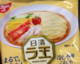 カットレタスと即席麺の冷やし中華作り方1写真