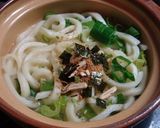 お吸い物で卵うどんφ(＾◎＾)作り方2写真